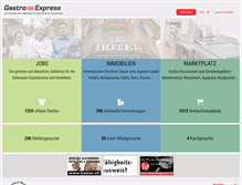 Tablet Screenshot of gastro-express.ch